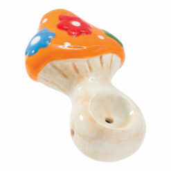 Shop Wacky Bowlz Flower Mushroom Ceramic Pipe - 3.75" in australian