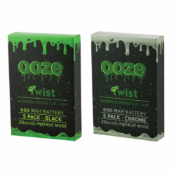 Shop 5PK - Ooze Adjustable Twist Batteries - 4.25