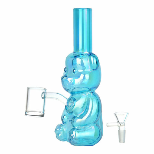 Shop Bear Buddy Electroplated Water Pipe | 6" | 10mm F in australian