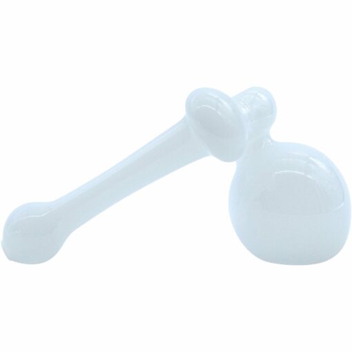 Shop LA Pipes "Ivory Sidecar" Glass Sidecar Bubbler Pipe in australian