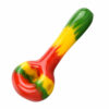 Shop Rasta Color Block Spoon Pipe in australian