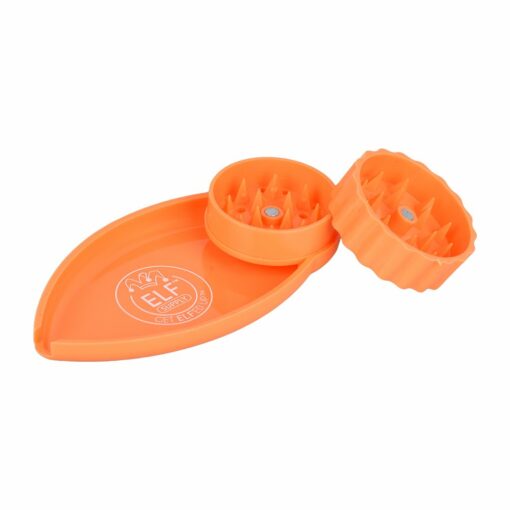 Shop ELF Plastic Grinder With Tray - 1.5" / 2pc / 6CT BOX in australian