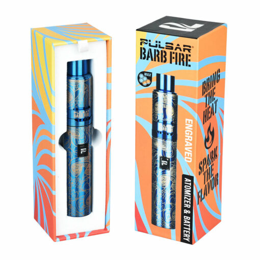 Shop Pulsar Melting Mushrooms Variable Voltage Barb Fire Kit -1450mAh in australian