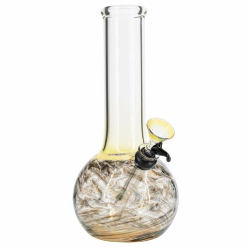 Shop LA Pipes Raked Tiger Stripe Accented Beaker Bong in australian