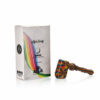 Shop High Society | Eris Premium Wig Wag Bubbler (White Rainbow) in australian