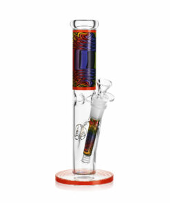 Shop Ritual Smoke - Prism 10" Glass Straight Tube - Tangerine in australian