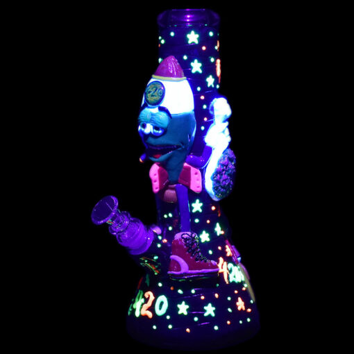 Shop Stoney Rocket Bro 3D Painted Water Pipe - 10.25" / 14mm F in australian