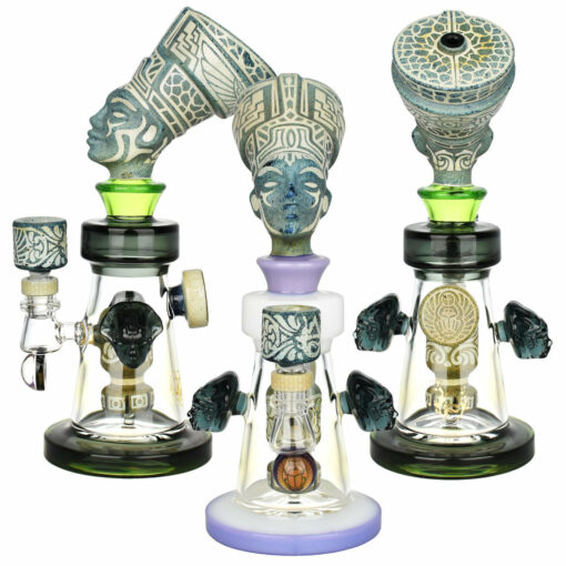 Shop Pulsar Hieroglyphs Ramses Water Pipe - 10"/14mm F/Colors Vary in australian