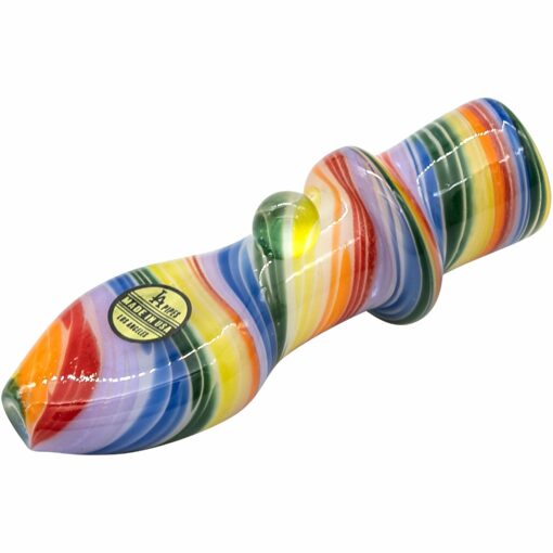 Shop LA Pipes "Rainbow Tornado" Chillum Pipe in australian