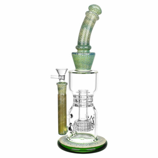 Shop Pulsar Flower of Life Water Pipe | 12.25" | 14mm F in australian