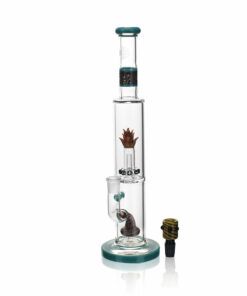 Shop High Society | Cygnus Premium Wig Wag Waterpipe (Turquoise) in australian