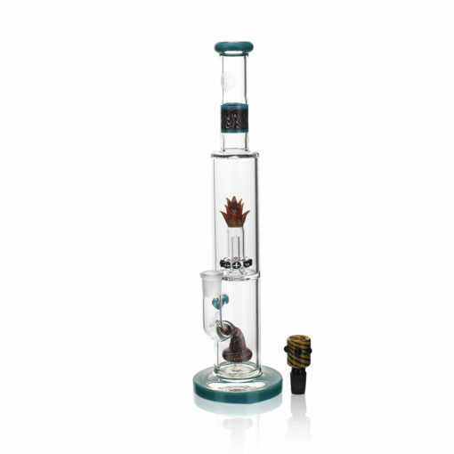 Shop High Society | Cygnus Premium Wig Wag Waterpipe (Turquoise) in australian