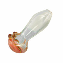 Shop Small Transparent Glass Spoon Pipe w/ Spiral in australian