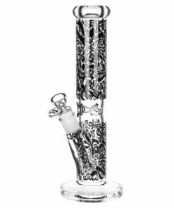 Shop Pulsar Logo Camo Design Series Straight Tube Water Pipe | 12" | 14mm F in australian