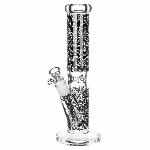 Shop Pulsar Logo Camo Design Series Straight Tube Water Pipe | 12" | 14mm F in australian