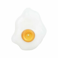 Shop Sunny Side Up Egg Glass Hand Pipe - 3.75" in australian