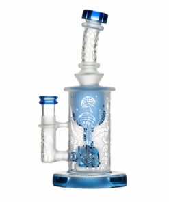 Shop Calibear Sandblasted Seed Of Life Perc Torus Can Bong in australian