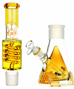 Shop Pulsar Sweet Nectar Stackable Glycerin Beaker Water Pipe - 16" / 14mm F in australian