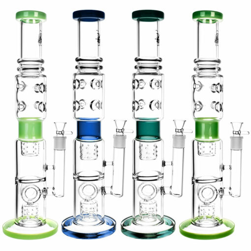 Shop Pulsar Multi Perc Boss Water Pipe - 18"/19mm F/Colors Vary in australian