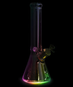 Shop Space Party Beaker Water Pipe w/ LED Light - 14" / 14mm F in australian