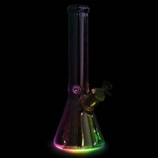 Shop Space Party Beaker Water Pipe w/ LED Light - 14" / 14mm F in australian