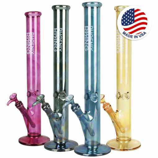 Shop Phoenix Rising Shine Tall Straight Water Pipe-18"/14mm F/Color Vary in australian