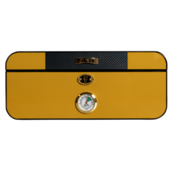 Shop Art Deco Racer Yellow Humboldt Humidor in australian