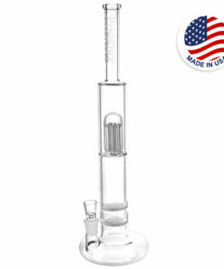 Shop Phoenix Rising Dual Waffle Perc Water Pipe - 17"/19mm F in australian