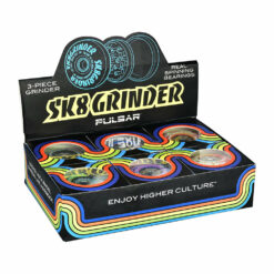 Shop Pulsar SK8 Grinder | 3pc | 2.2"| Swirl Colors | 6pc Display in australian