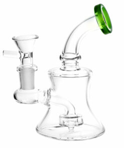 Shop Bent Neck Bell Mini Water Pipe - 5"/14mm F/Colors Vary in australian