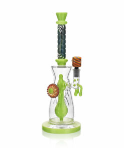 Shop High Society | Jupiter Premium Wig Wag Waterpipe (Slime Green) in australian