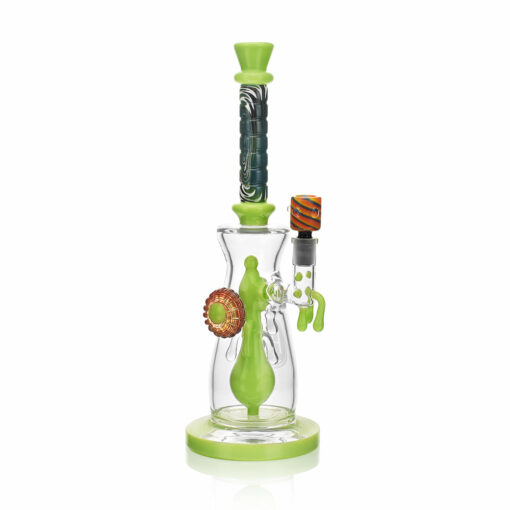 Shop High Society | Jupiter Premium Wig Wag Waterpipe (Slime Green) in australian