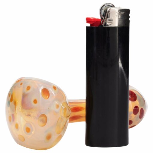 Shop LA Pipes Polka Dot Glass Spoon Pipe in australian