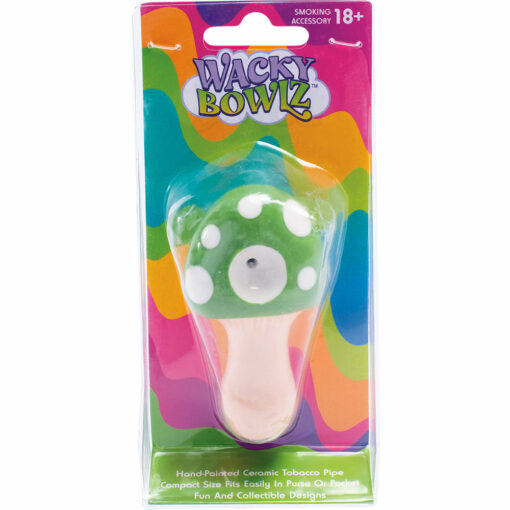 Shop Wacky Bowlz Mushroom Ceramic Pipe | 3.5" in australian