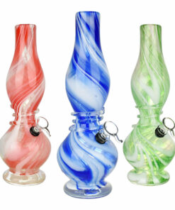 Shop Developing Dreams Soft Glass Water Pipe - 12.25" / Colors Vary in australian