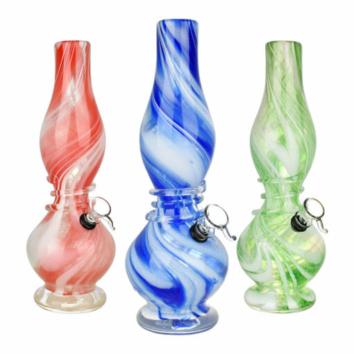 Shop Developing Dreams Soft Glass Water Pipe - 12.25" / Colors Vary in australian