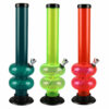 Shop Acrylic Double Bubble Water Pipe - 12" / Colors Vary in australian