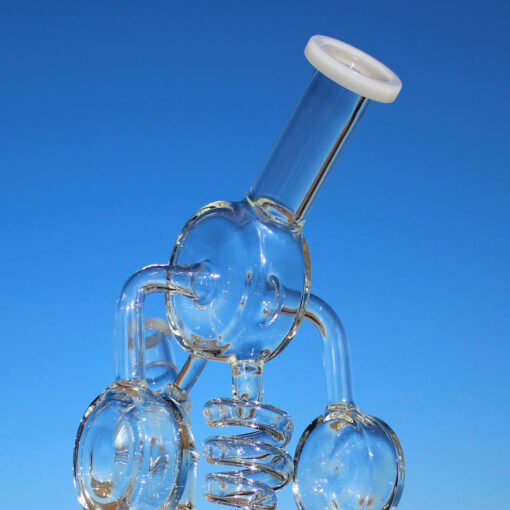 Shop Approx. 11" Spiral Mushroom Recycler Water Pipe w/ Circ Perc in australian