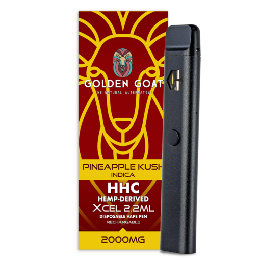 Shop HHC Vape Device, 2000mg, Rechargeable/Disposable - Pineapple Kush in australian