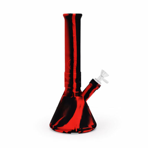 Shop Ritual - 12'' Deluxe Silicone Modular Beaker - Black & Red in australian