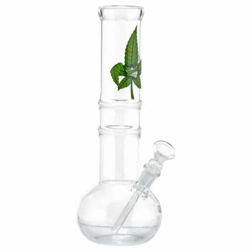 Shop CannaHeroes | 11" Glass Water Pipe in australian