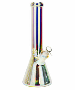 Shop Space Party Beaker Water Pipe w/ LED Light - 14" / 14mm F in australian