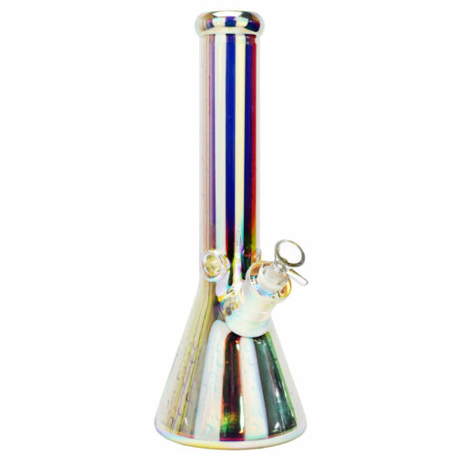 Shop Space Party Beaker Water Pipe w/ LED Light - 14" / 14mm F in australian