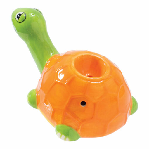 Shop Wacky Bowlz Sea Turtle Ceramic Pipe - 4.5" in australian