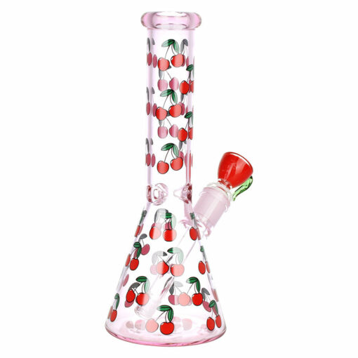 Shop Life Is A Bowl Of Cherries Beaker Water Pipe | 10" | 14mm F in australian