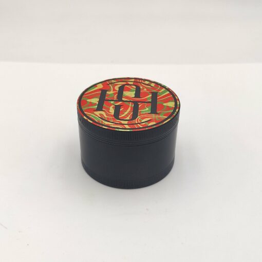 Shop High Society - 4 PC 50mm Ceramic Teflon Coated Grinder - Rasta in australian