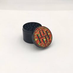 Shop High Society - 4 PC 63mm Ceramic Teflon Coated Grinder - Rasta in australian