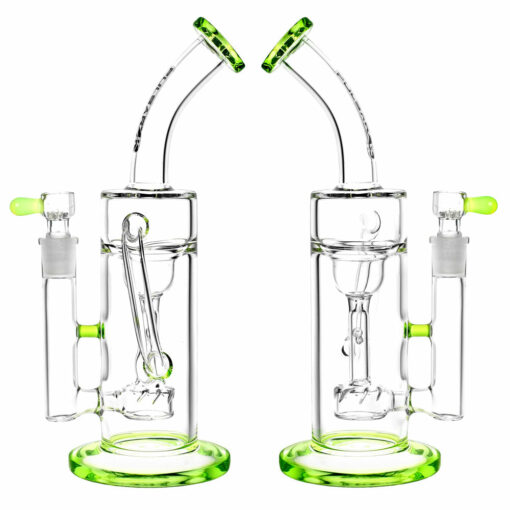 Shop Pulsar Pearl Recycler Water Pipe - 10"/14mm F/Colors Vary in australian