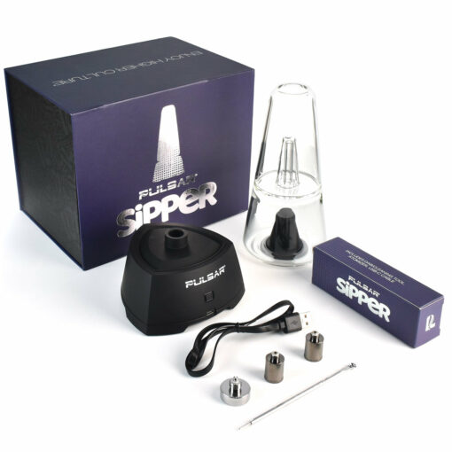 Shop Pulsar Sipper Wax & 510 Cartridge Vaporizer Bubbler in australian