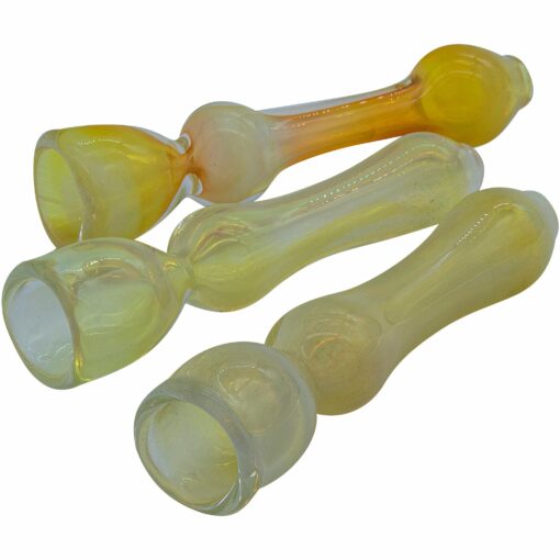 Shop LA Pipes "Chill Fumes" Silver Fumed Chillum in australian